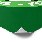 Poster Portrait souriant de l'ours de Yogi (Coin)