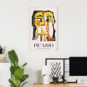 Poster Portrait stylisé de Picasso Jacqueline962 Abstrait (Bureau à domicile)