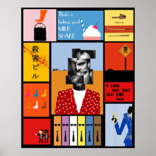 Poster Portrait Tarantino de Tarantino