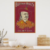 Poster Portrait Tête Et Épaules De Buffalo Bill (Cuisine)