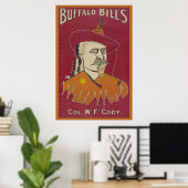 Poster Portrait Tête Et Épaules De Buffalo Bill (Bureau à domicile)