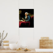 Poster PORTRAIT THUMB de BEN FRANKLIN 1767 (Cuisine)