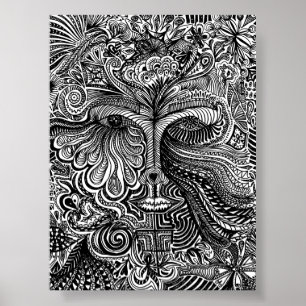Poster Portrait Trippy