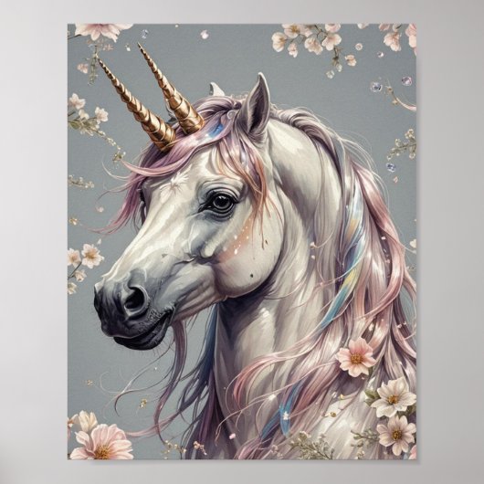 Poster Portrait Unicorn (Devant)