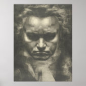 Poster Portrait Van Beethoven (Devant)