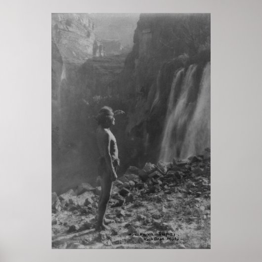 Poster Portrait Vintage amérindien (Devant)