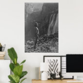 Poster Portrait Vintage amérindien (Bureau à domicile)