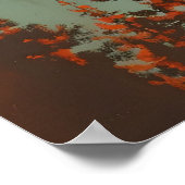 Poster Portrait vintage du balbuzard pêcheur (Coin)