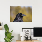 Poster Portrait Wild Raven - Art (Bureau à domicile)