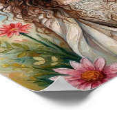 Poster PortraitFleurSauvageÉthérée (Coin)