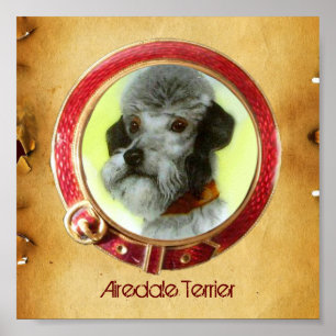 Poster PORTRAITS DE CHIEN DE MINIATURE VICTORIENNE Aireda