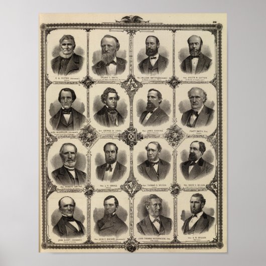 Poster Portraits de EG Potter, Delano T Smith (Devant)