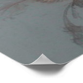 Poster Portraits de races de chiens de fleurs 6 (Coin)