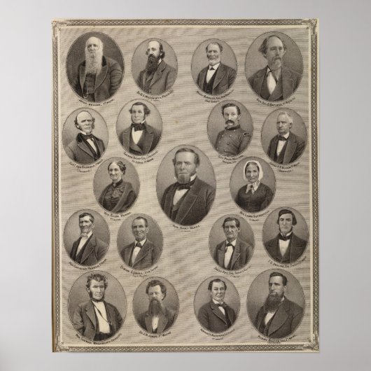 Poster Portraits de Saml Hanna, Peter Heller (Devant)