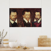 Poster Portraits de trois ducs de Guise (Cuisine)
