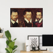 Poster Portraits de trois ducs de Guise (Bureau à domicile)