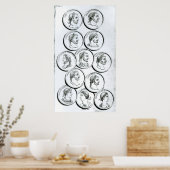 Poster Portraits d'empereurs romains (Cuisine)