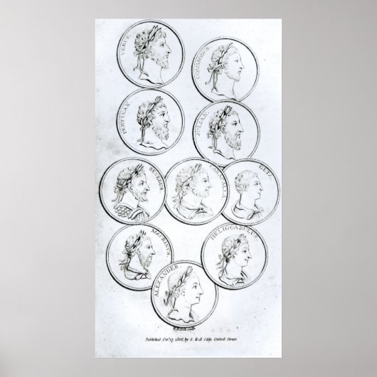 Poster Portraits d'empereurs romains (Devant)