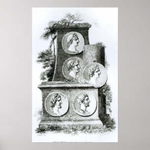 Poster Portraits des empereurs romains de