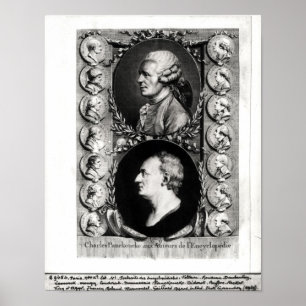 Poster Portraits des Encyclopédistes Jean
