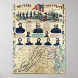 Poster Portraits militaires