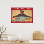 Poster Ports Angleterre-Pays-Bas (Cuisine)