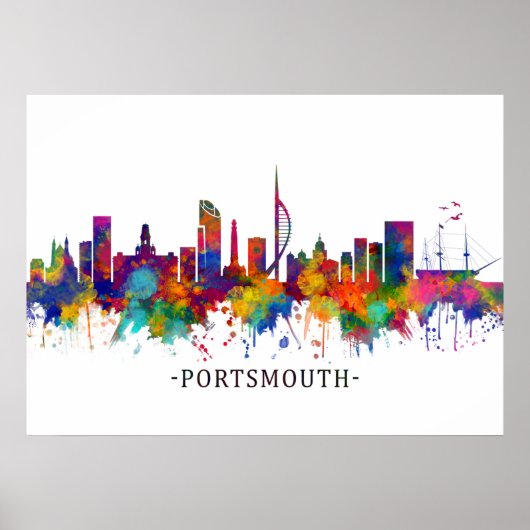 Poster Portsmouth England (Devant)
