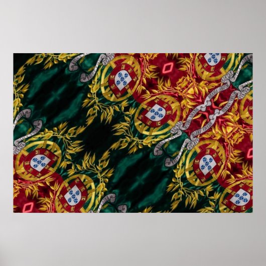 Poster portugais Abstrait (Devant)