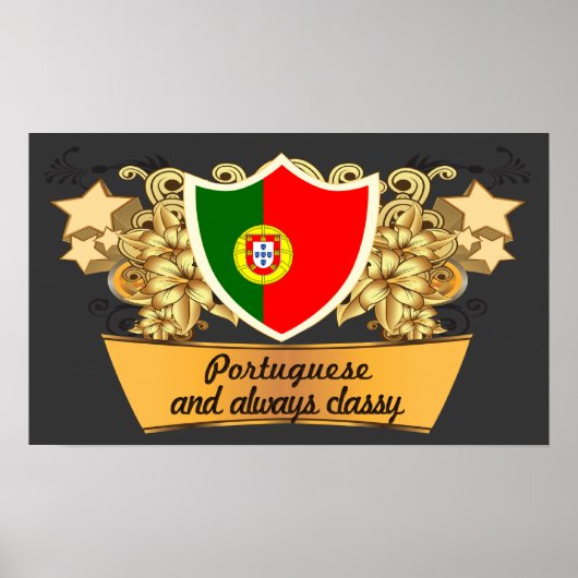 Poster Portugais classique (Devant)