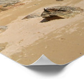 Poster Portugal, Cascais. Praia da Rainha, plage de (Coin)