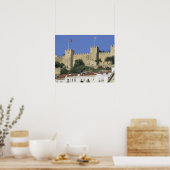 Poster Portugal, Lisbonne. Castelo de Sao Jorge. (Cuisine)