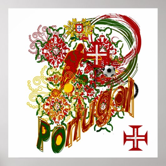 Poster Portugal - Selecção Protuguesa Impressão (Devant)
