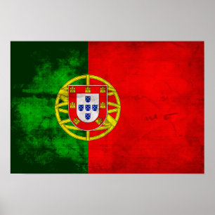 Poster Portuguese Flag