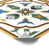 Poster Portuguese Tile Pattern (Coin)