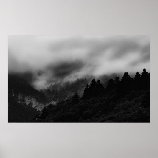 Poster Pose au-dessus de la forêt (Devant)