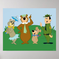 Pose classique Yogi Bear and Friends