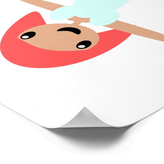 Poster Pose demi-lune (Coin)