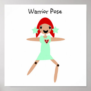 Poster Pose du guerrier