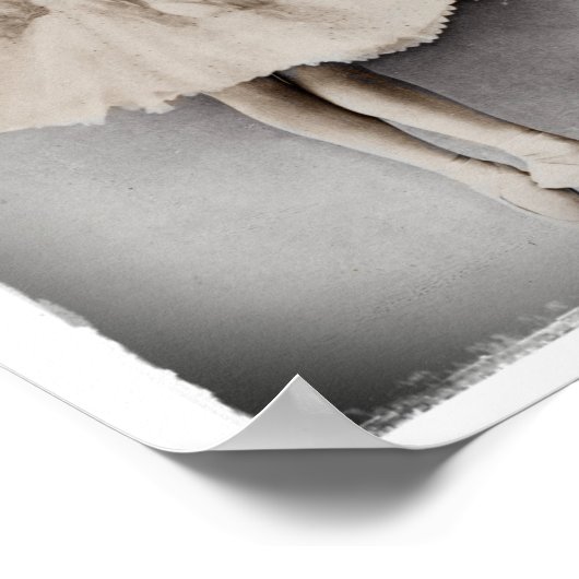 Poster Posé en Pointe (Coin)