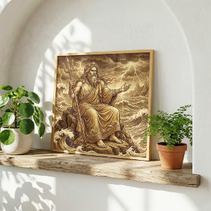 Poster Poséidon Mythologie grecque