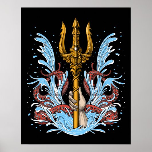 Poster Poseidon Trident (Devant)