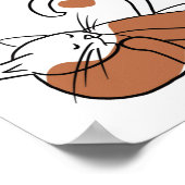 Poster Poses De Chat. (Coin)