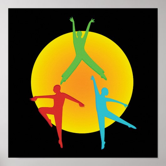 Poster Poses de danse (Devant)
