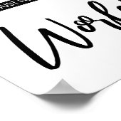 Poster Posez Ici Oubliez Le Monde Chasser Les Voitures Ch (Coin)