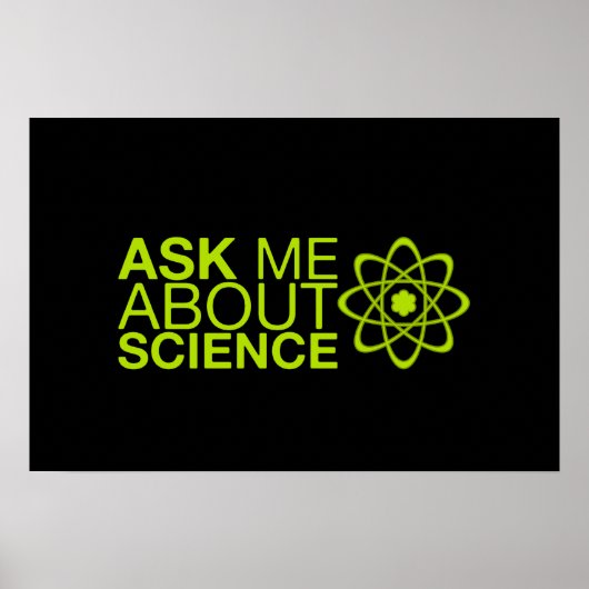 Poster Posez-moi des questions sur la science (Devant)
