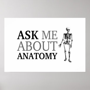 Poster Posez-moi des questions sur l'anatomie