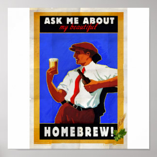 Poster Posez-moi des questions sur mon homébreu