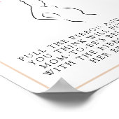 Poster Posh Rose Belge Taille Baby shower Jeu (Coin)