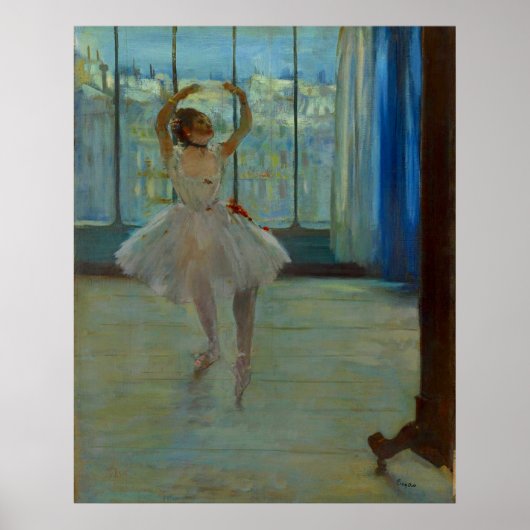 Poster Posing de danseur - Edgar Degas - 1873 (Devant)