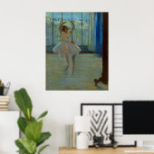 Poster Posing de danseur - Edgar Degas - 1873 (Bureau à domicile)